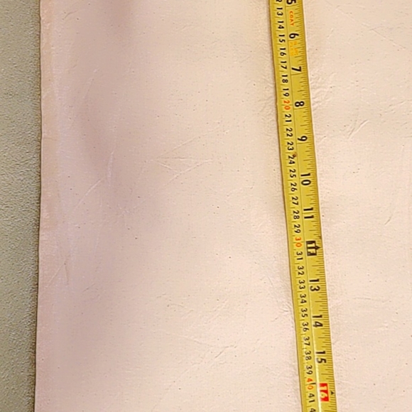 Tory Burch dust bag pouch drawstring natural pink orange - Picture 3 of 4